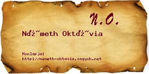 Németh Oktávia névjegykártya